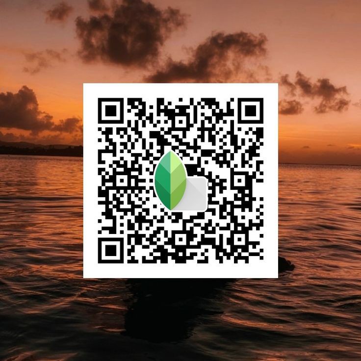 background snapseed qr code