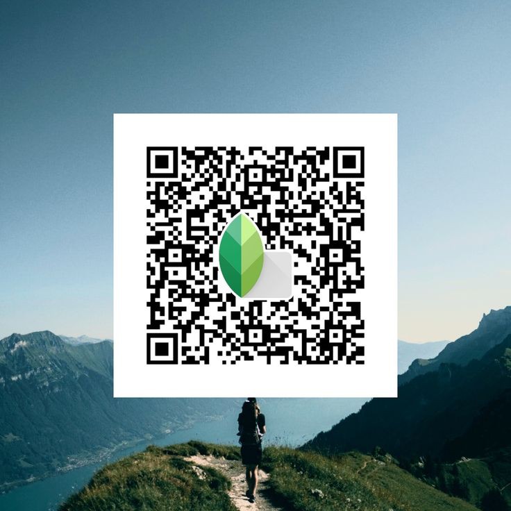 dark edit snapseed qr code