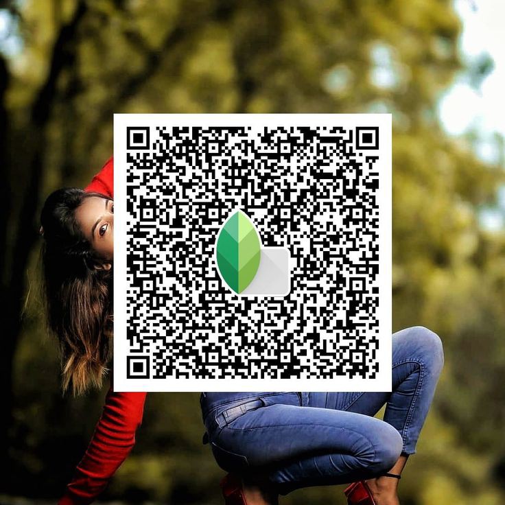 snapseed qr background