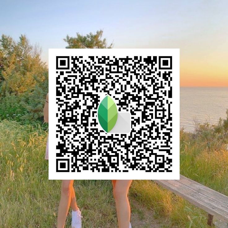 snapseed qr code black and white