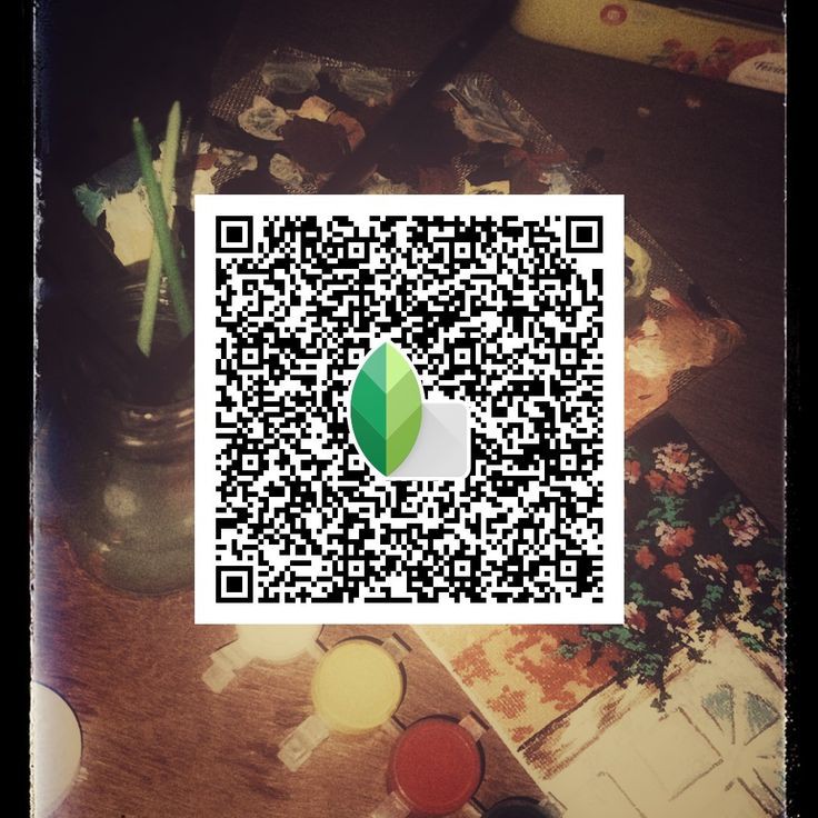 snapseed qr code cartoon