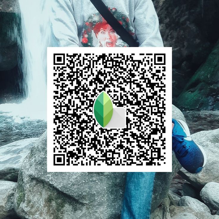 snapseed qr code face clear