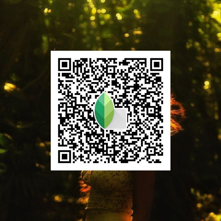 snapseed qr codes face